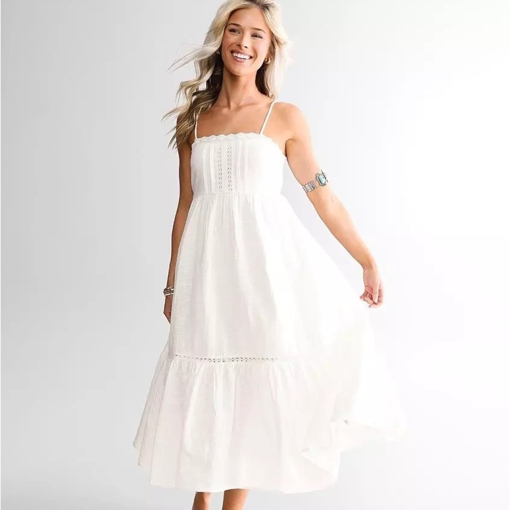 🔆BILLABONG🔆 Wrangler Peachy Keen Midi Dress - Picture 6 of 16